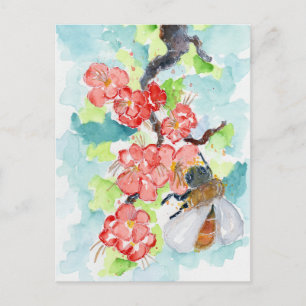 Postal Floral Spring Feelings Watercolor