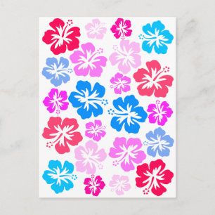 Postal Floral y rosa