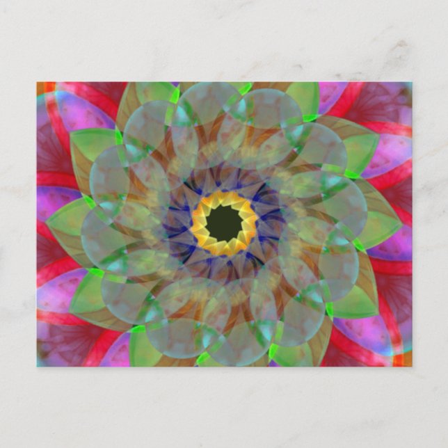 Postal Floramoeba Gold (Anverso)