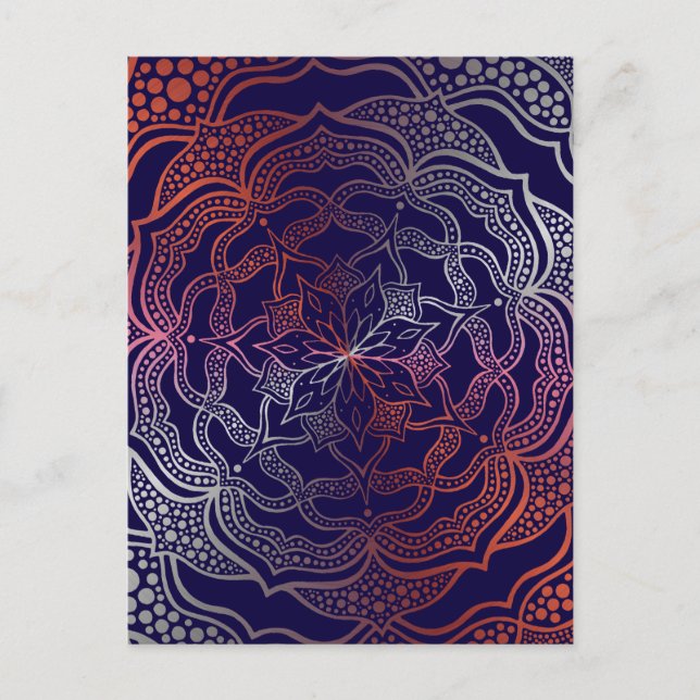 Postal Florecer, (Anverso)