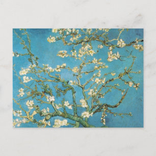 Postal Floreciente árbol de almendras Vincent van Gogh