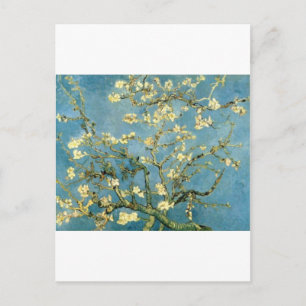 Postal Floreciente árbol de almendros por Van Gogh