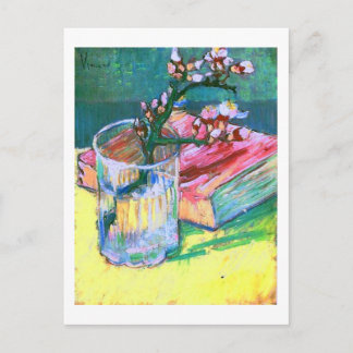 Postal Floreciente libro de vidrio Van Gogh Branch de alm