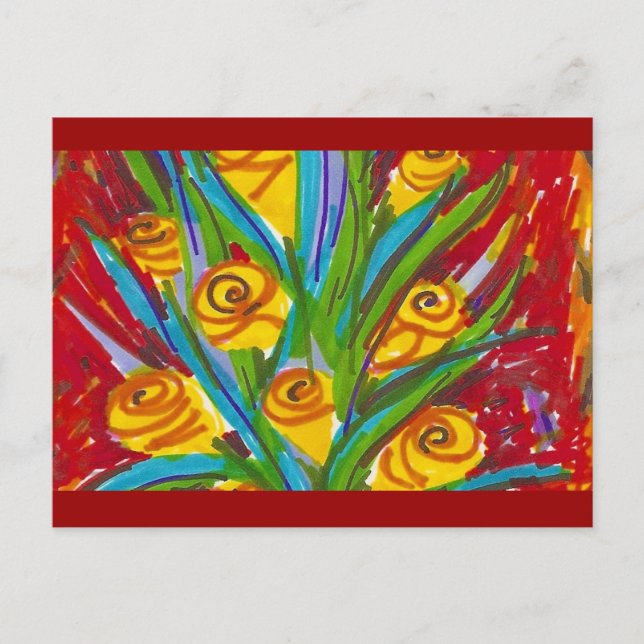 Postal Florecimiento (Anverso)