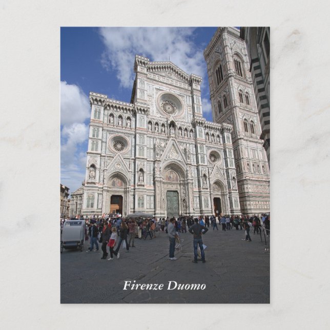 Postal Florence Duomo (Anverso)