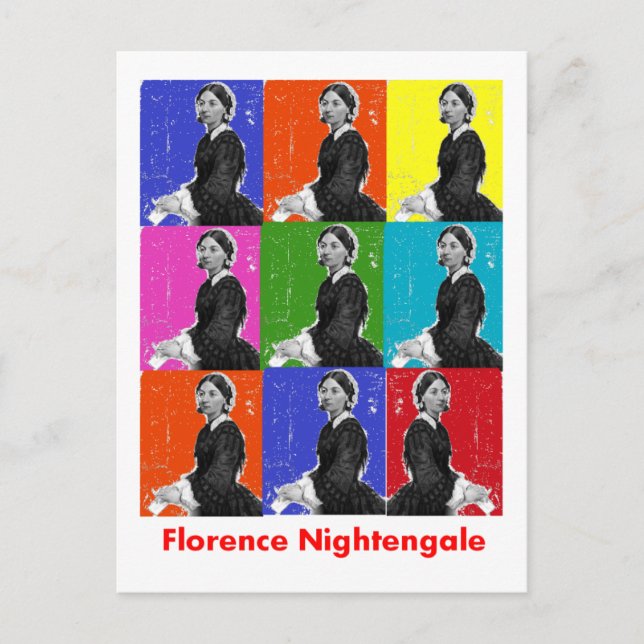 Postal florence nightengale POPART Camisetas y regalos (Anverso)