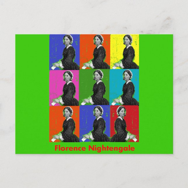Postal florence nightengale POPART Camisetas y regalos (Anverso)