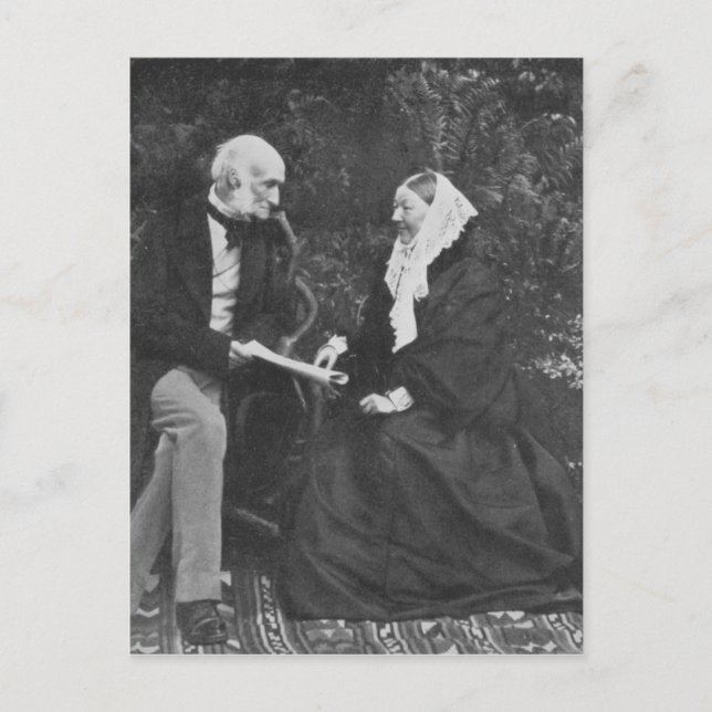 Postal Florence Nightingale y sir Harry Verney (Anverso)