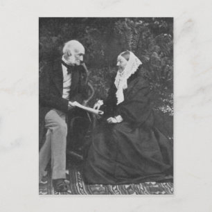 Postal Florence Nightingale y sir Harry Verney
