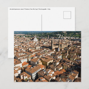 Postal Florencia desde la parte superior del Campanile - 