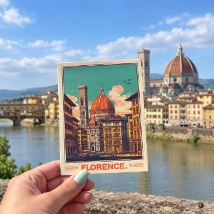 Postal Florencia, firenze regalos de viaje italia