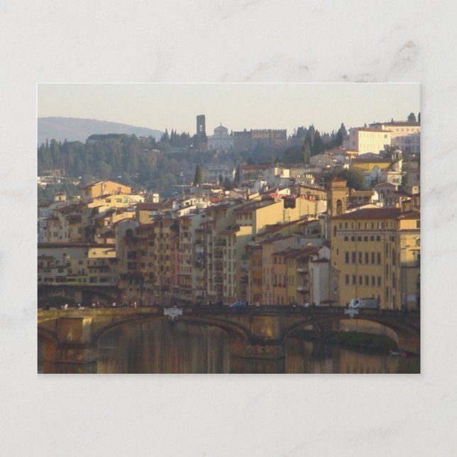 Postal Florencia, Italia (Anverso)