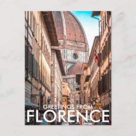 Postal Florencia, Italia