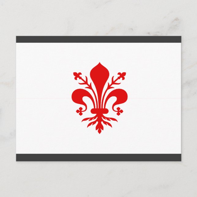 Postal Florencia, Italia (Anverso)