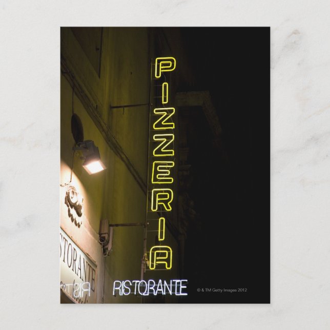 Postal Florencia, Italia 8 (Anverso)