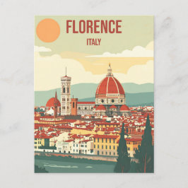 Postal Florencia Italia Vintage