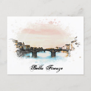 Postal ** Florencia Italiana AP12 Lengua Firenze Italia