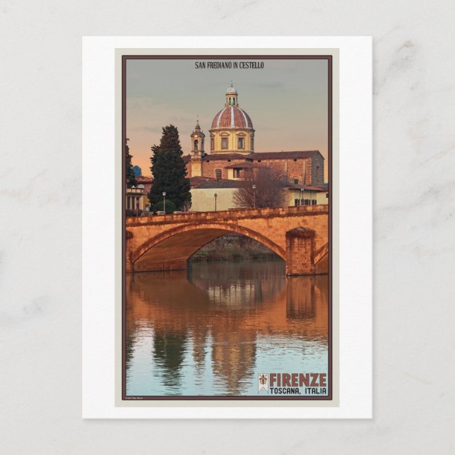 Postal Florencia - San Frediano en Cestello (Anverso)