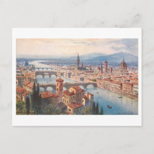 Postal Florencia vintage horizonte
