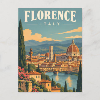 Postal Florencia Vintage Italia