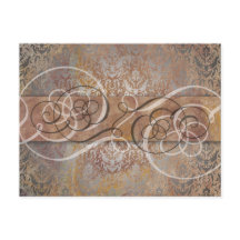 Florentine Elegance Tuscan Damask Table Number