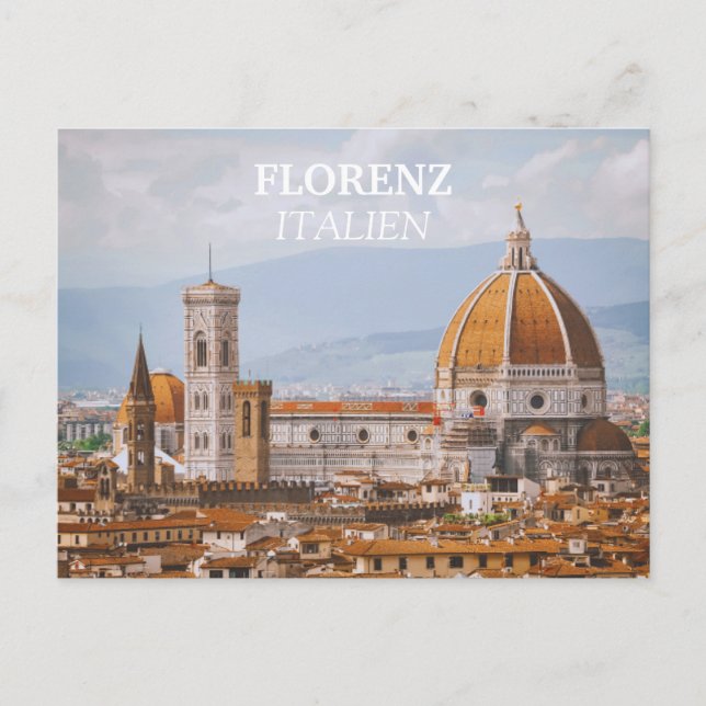 Postal Florenz-Italien (Anverso)