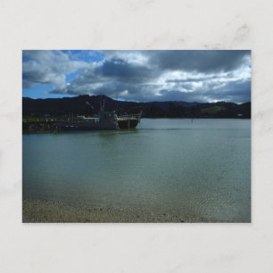 Postal Florero de la isla de Slipper Tairua Nueva Zelanda