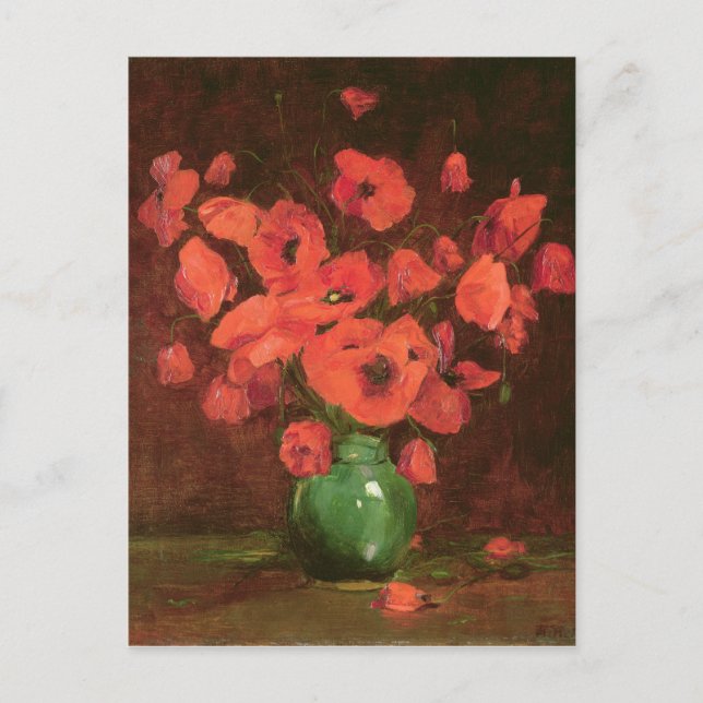 Postal Florero de las flores 2 (Anverso)