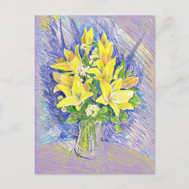 Postal Flores (Anverso)