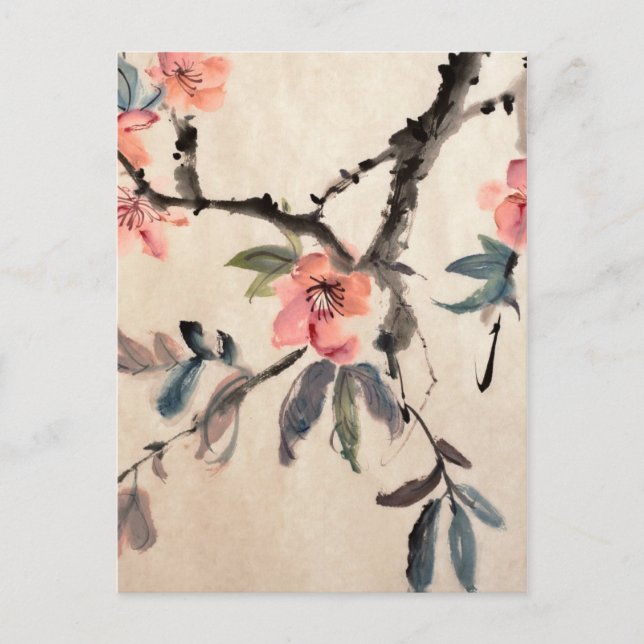 Postal Flores (Anverso)