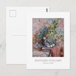 Postal Flores 1906 por Edouard Vuillard