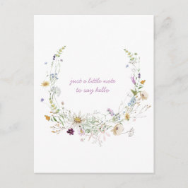 Postal Flores acuáticas de primavera pensando en ti