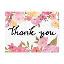 Flores acuáticas Gracias Tipografía Boda