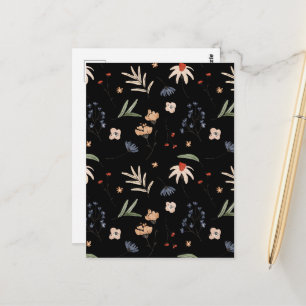 Postal Flores acuáticas simples 1