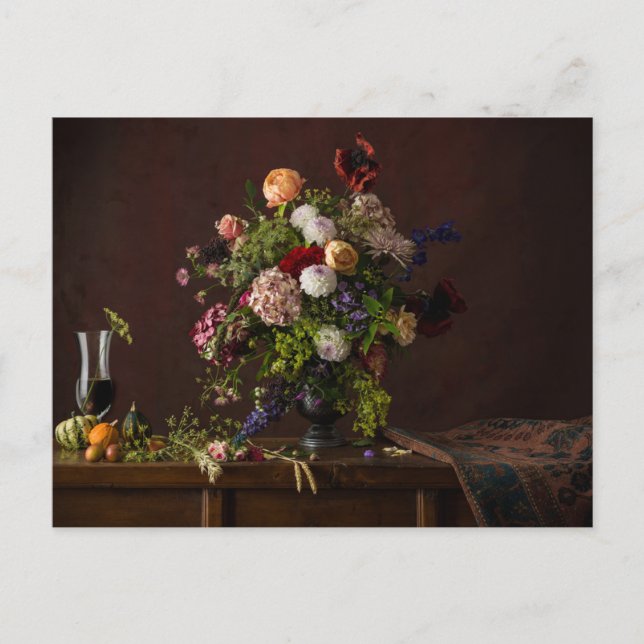 Postal Flores | Arreglo floral (Anverso)