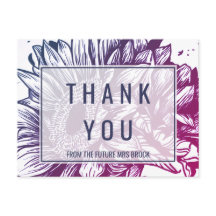 Flores azules y púrpura naranja giratorias gracias