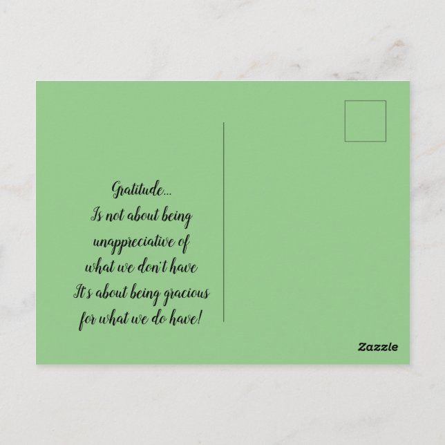 Postal Flores blancas Resumen Gratitud (Reverso)
