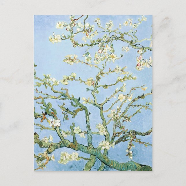Postal Flores de Almendro de Van Gogh (Anverso)