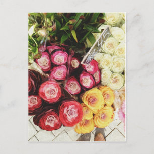 Postal Flores de arco iris de Copenhague