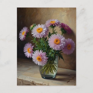 Postal Flores de Aster