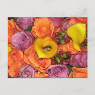 Postal Flores de belleza