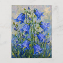 Flores de campanillas azules