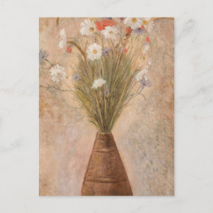 Postal Flores de campo   Tadeusz Makowski