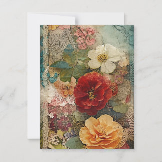 Postal Flores de época