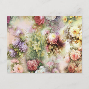 Postal Flores de época