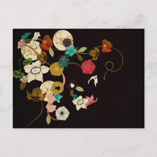 Postal Flores de época Postcard