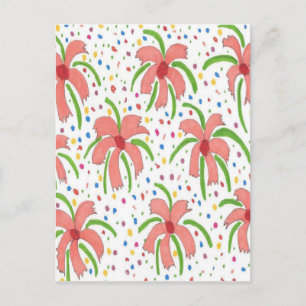 Postal Flores de Fiesta Tropical