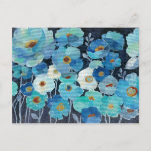Postal Flores de índigo