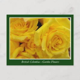 Postal flores de jardín BC