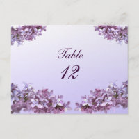 Flores de Lino Florales Boda Número de tabla
